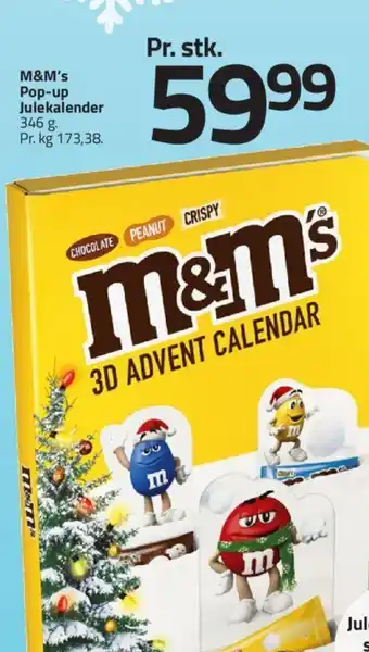 Fleggaard M&M's Pop-up Julekalender tilbud