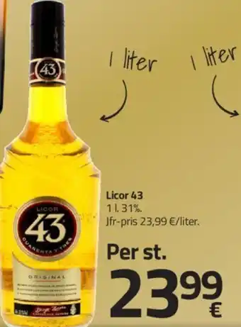 Fleggaard Licor 43 tilbud