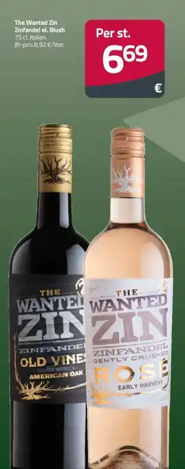 Fleggaard The Wanted Zin Zinfandel el. Blush tilbud