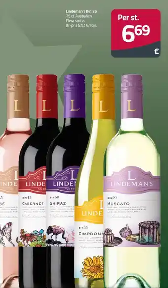 Fleggaard Lindeman's Bin 35 tilbud