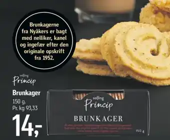 Føtex Salling princip brunkager tilbud