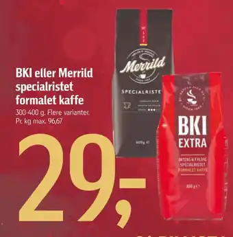 Føtex Extra specialristet kaffe formalet tilbud
