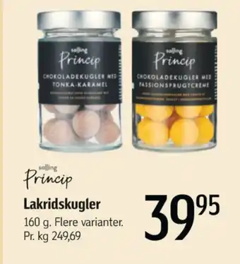 Føtex Salling princip chokoladekugler tonka karamel tilbud