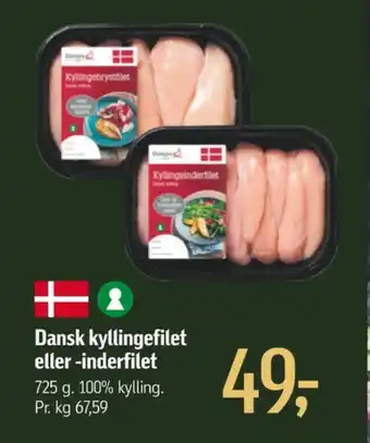 Føtex Danpo kyllingebrystfilet tilbud