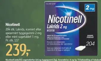 Nicotinell nikotintyggegummi