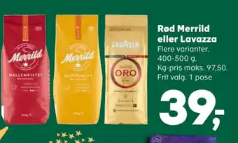 Kvickly Mellemristet kaffe formalet tilbud