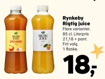 Kvickly Rigtig æblejuice tilbud