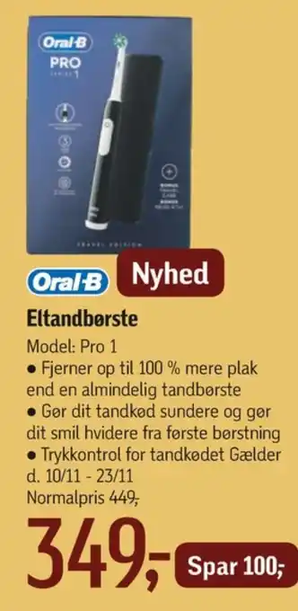 Føtex Braun oral-b eltandbørste tilbud