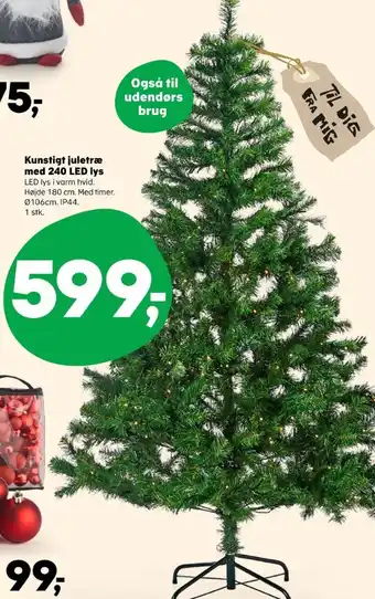 Kvickly Ukendt kunstig juletræ tilbud