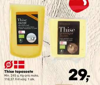 Kvickly Thise skæreost ravost 48+ tilbud