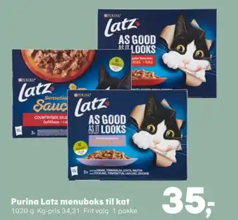 Kvickly Latz kattefoder tilbud