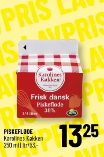 Løvbjerg Karolines piskefløde 38% tilbud