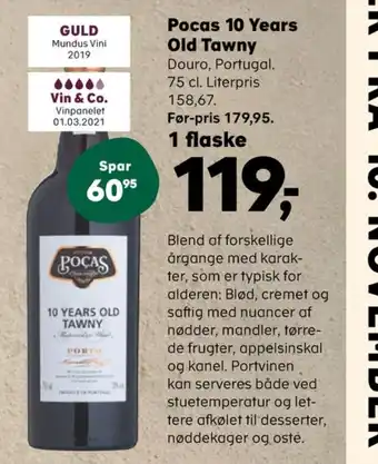Kvickly 10 years old tawny portvin tilbud