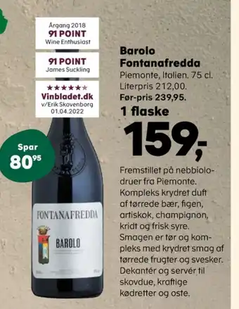 SuperBrugsen Ukendt italiensk rødvin tilbud