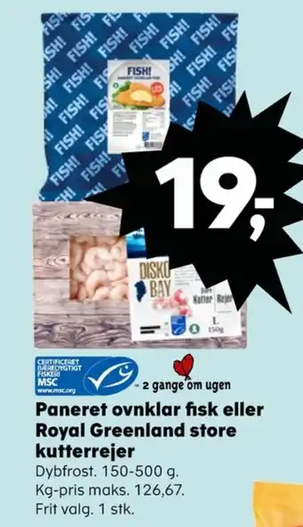 SuperBrugsen Fish! fiskefileter tilbud