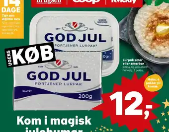 SuperBrugsen Lurpak smør saltet tilbud