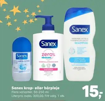 SuperBrugsen Sanex shampoo tilbud