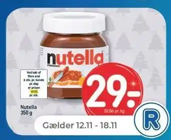 Netto Nutella tilbud