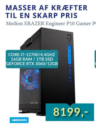 Medion erazer engineer p10 gamer pc