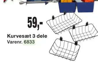 Kurvesæt 3 dele