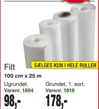 Harald Nyborg Filt tilbud