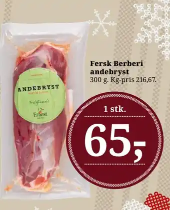 Dagli'Brugsen Ernest soulard andebryst tilbud