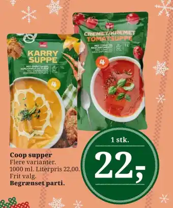 Dagli'Brugsen Coop karrysuppe tilbud