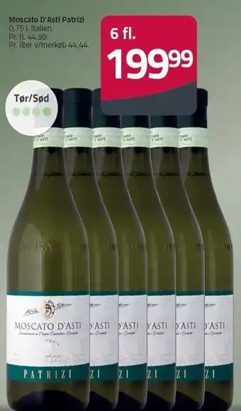 Moscato d'asti patrizi - 6 fl