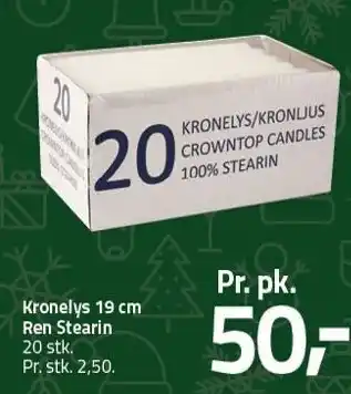 Fleggaard Kronelys tilbud