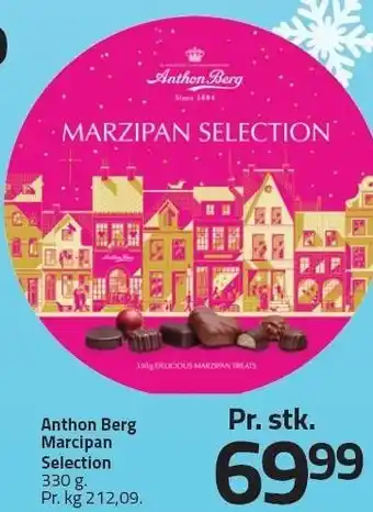 Fleggaard Anthon berg marcipan selecton tilbud