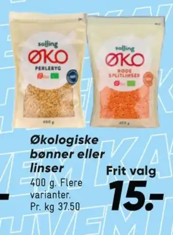 Bilka Salling øko linser tilbud