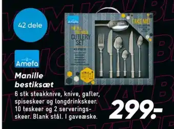 Bilka Amefa bestik tilbud