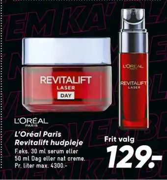 Bilka Revitalift serum tilbud