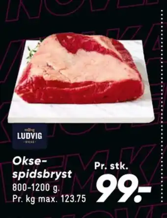 Bilka Ludvig oksespidsbryst tilbud