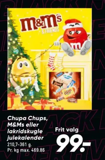 Bilka M&ms julekalender tilbud
