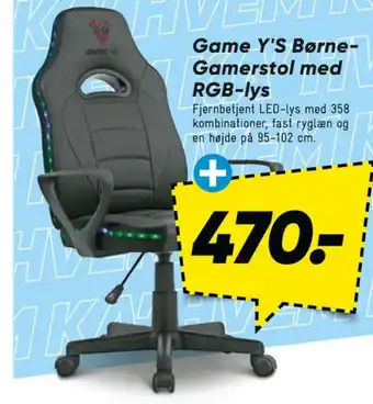 Bilka Game y's gamerstol tilbud