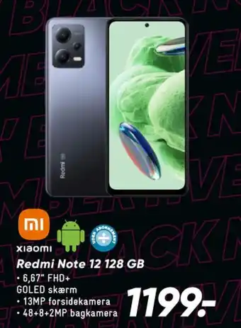 Bilka Redmi note 12 mobiltelefon tilbud