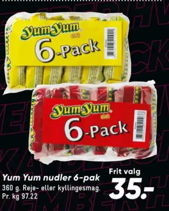 Yum yum nudler