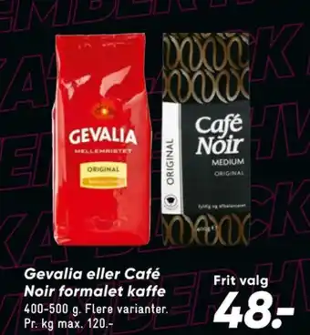Bilka Original kaffe formalet tilbud
