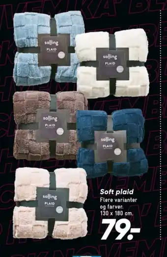 Bilka Salling plaid tilbud