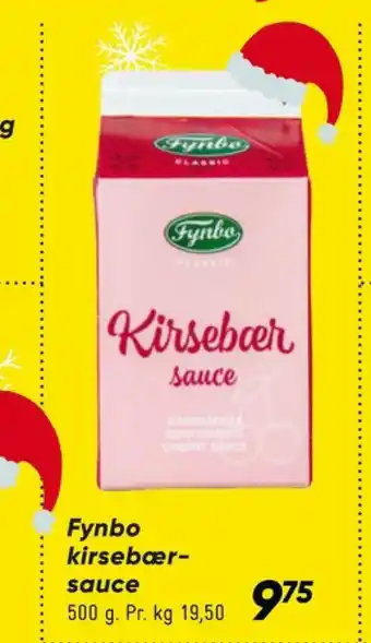 Bilka Fynbo kirsebærsauce tilbud