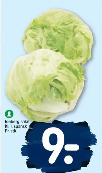 REMA 1000 Iceberg salat KI. I, spansk tilbud