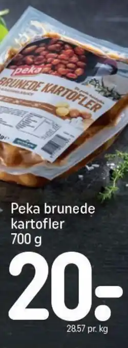 Peka brunede kartofler 700 g