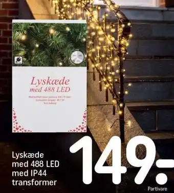 REMA 1000 Lyskæde med 488 LED med IP44 transformer tilbud