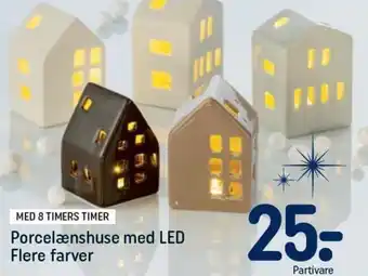 REMA 1000 Porcelænshuse med LED Flere farver tilbud