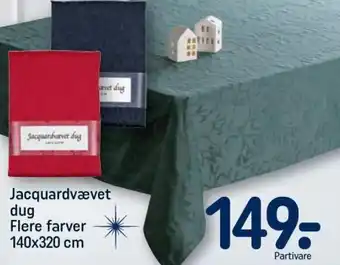 REMA 1000 Jacquardvævet dug Flere farver 140x320 cm tilbud
