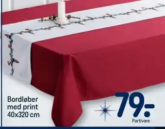 REMA 1000 Bordløber med print 40x320 cm tilbud