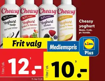 Lidl Cheasy yoghurt tilbud