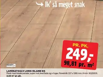 jem & fix LAMINATGULV LONG ISLAND EG tilbud