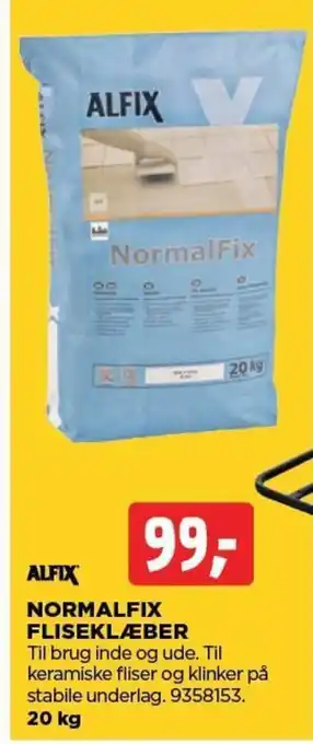jem & fix NORMALFIX FLISEKLÆBER tilbud